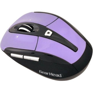 Gear Head Optical Wireless Tilt-Wheel Mouse