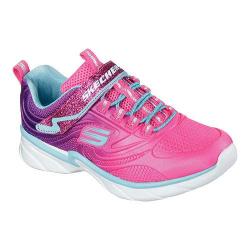 Girls' Skechers Swirly Girl Shine Vibe Sneaker Neon Pink/Purple