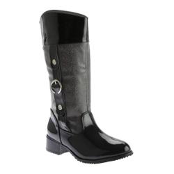 Women's Beacon Shoes Dover Tall Boot Black Patent Polyurethane