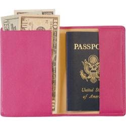 Royce Leather RFID Blocking Passport Jacket 200-5 Wildberry