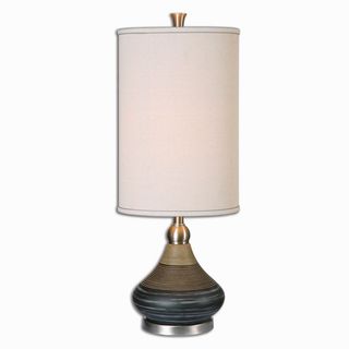 Uttermost Warley Aged Black Table Lamp