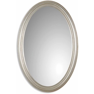 Uttermost Franklin Oval Silver Wall Mirror