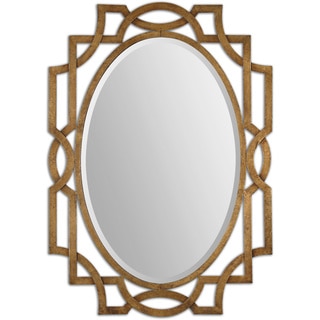 Uttermost Margutta Gold Decorative Oval Mirror