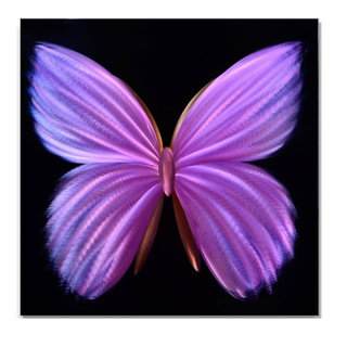 24-inch Nova Butterfly Metal Wall Art