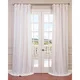 Heavy Faux Linen Curtain Panel - Thumbnail 0