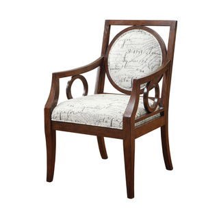 Madison Park Clari Exposed Wood Arm Chair