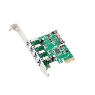 Syba 4-Port USB 3.0 PCI-Express Card Revision 1.0 Renesas Chipset With Full/ Low Profile Brackets