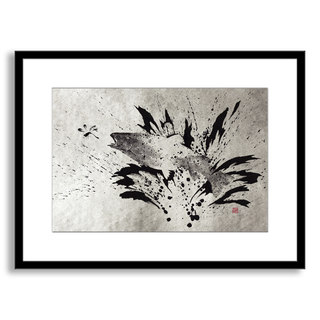 Gallery Direct Dwight Hwang's 'Trout Into the Light' Framed Paper Art