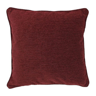 Blazing Needles 25-inch 'Bordeaux' Jacquard Chenille Square Floor Pillow with Insert