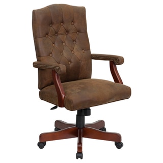 Offex Bomber Brown Classic Executive Office Chair