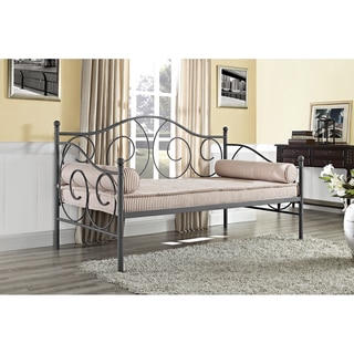 DHP Victoria Twin-size Pewter Metal Daybed