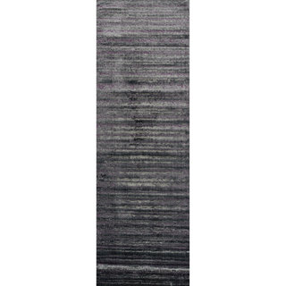 Kingsley Pewter/ Purple Runner Rug (2'6 x 7'7)