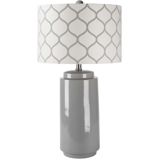 Modern Moraccon Grey Ceramic Flynn Lamp