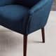 Camilla Mid Century Navy Blue Accent Chair