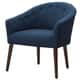 Camilla Mid Century Navy Blue Accent Chair