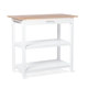 Kitchen Island with Natural Solid Wood Top - Thumbnail 9