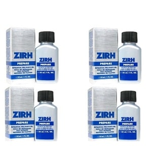 Zirh Prepare 1-ounce Pre-Shave Oil with Botanicals (Pack of 4)