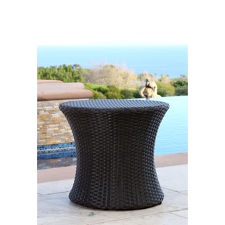 Abbyson Newport Outdoor Wicker End Table