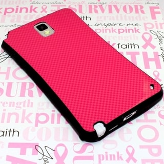 INSTEN Plain Checker Hard Plastic Slim Snap-on Phone Case Cover For Samsung Galaxy Note 3