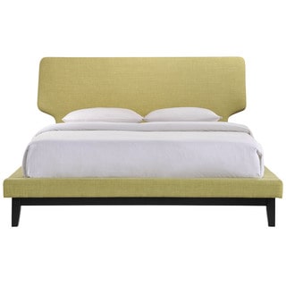 Bethany Bed Frame in Black with Green Upholstery