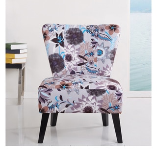 Cora Patterned Fabric Accent Chair