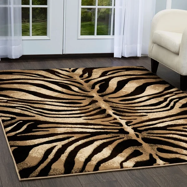 Home Dynamix Tribeca Fawn Abstract Animal Print Area Rug