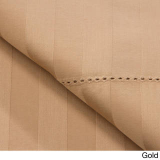 Andiamo Egyptian Cotton 500 TC Woven Stripe Sheet Set