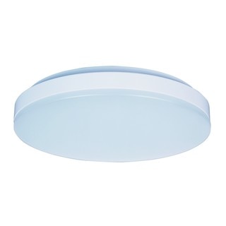 Maxim White Profile White Shade 1-light EE Flush Mount Light