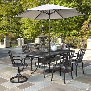 Largo 7-piece Dining Set with Umbrella by Home Styles