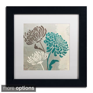 Wellington Studio 'Chrysanthemums II' Framed Matted Art