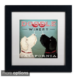 Ryan Fowler 'Doodle Wine' Framed Matted Art