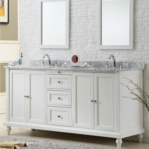 Direct Vanity Sink 70 in Classic Double Vanity Sink Cabinet