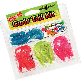 Mister Twister Curly Tail Neon Kit