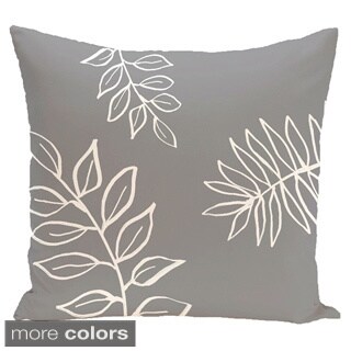 Simple Leaf Design 20-inch Decorative Pillow
