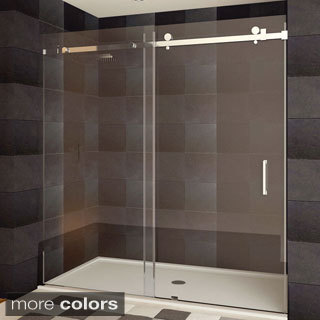 LessCare ULTRA-B 44-48x76-inch Semi-frameless Sliding Shower Doors