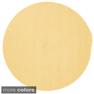 Anywhere Round Reversible Textured Area Rug (12' x 12')