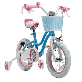 Royalbaby Stargirl 14-inch Kids' Bike with Training Wheels and Basket