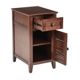 Office Star Products Wood Side Table