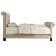 Knightsbridge Beige Linen Rolled Top Tufted Chesterfield Bed with Footboard by iNSPIRE Q Artisan - Thumbnail 7