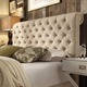 Knightsbridge Beige Linen Rolled Top Tufted Chesterfield Bed with Footboard by iNSPIRE Q Artisan - Thumbnail 3