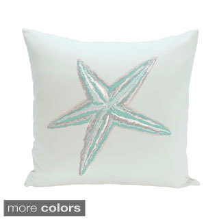 Coastal Starfish 16-inch Decorative Pillow
