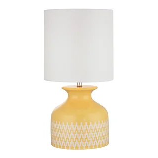 Dimond Carnforth Sunshine Yellow 1-light Ceramic Table Lamp