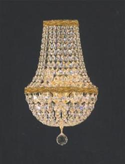 Crystal Empire Wall Sconce Gold