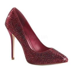 Women's Fabulicious Amuse 20RS Pump Ruby Red Satin