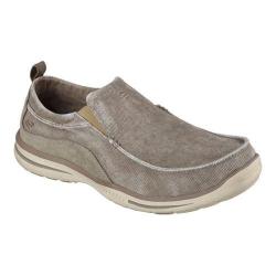 Men's Skechers Relaxed Fit Elected Drigo Loafer Taupe