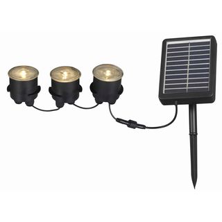 Nova Solar Deck/ Dock and Path 3-light String with Remote Panel