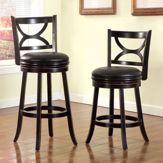 Furniture of America Hollin I Upholstered Swivel Bar Chair