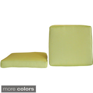 Bellini Sunbrella Designer Box/ Double Piping Seat Cushions (2-pack)
