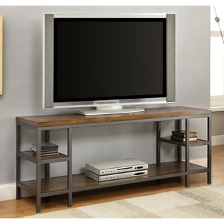 Furniture of America Payton Industrial Tiered 60-inch TV Stand
