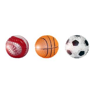 Multipet TPR 3-inch Sports Ball Dog Toy